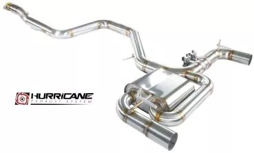 Hurricane Exhaust 3.5" ECE Klappenanlage für Hyundai i30 N OPF, Performance OPF, Project C OPF 250-275PS V2